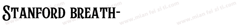 Stanford breath字体转换